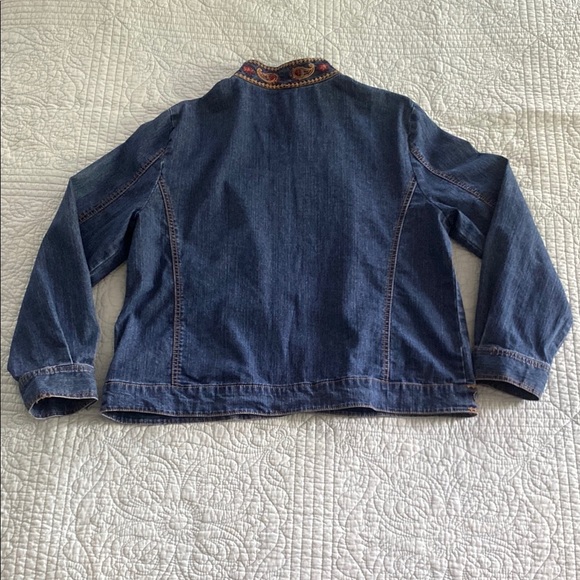 Vintage Embroidered Jean Jacket - Picture 4 of 4
